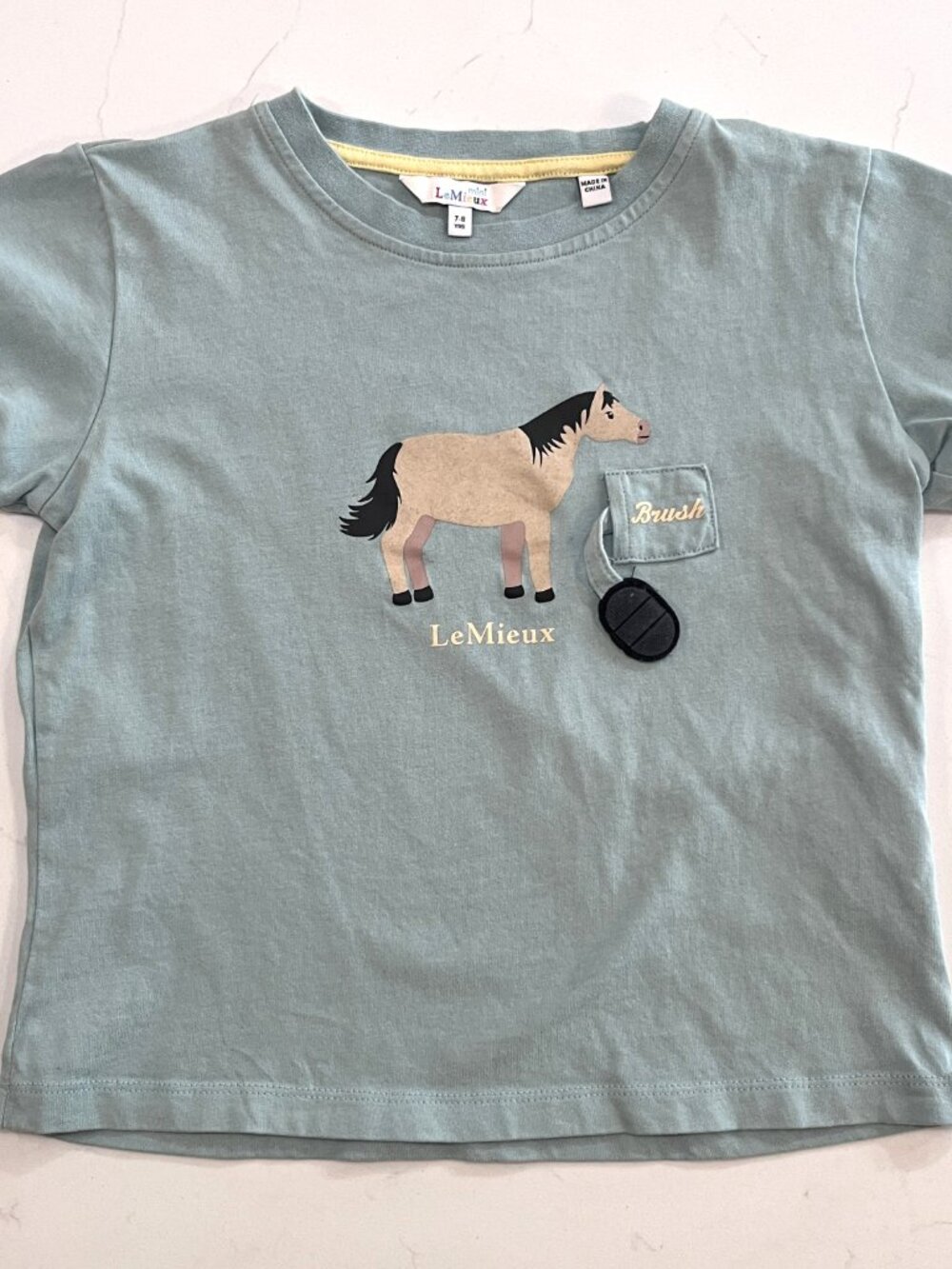 Le Mieux interactive horse tee sz 7-8